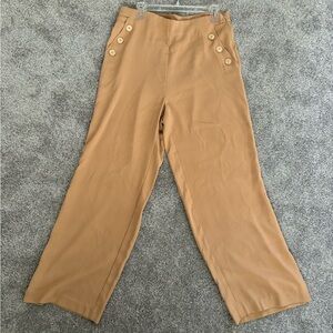 Flare leg pant - camel (L)